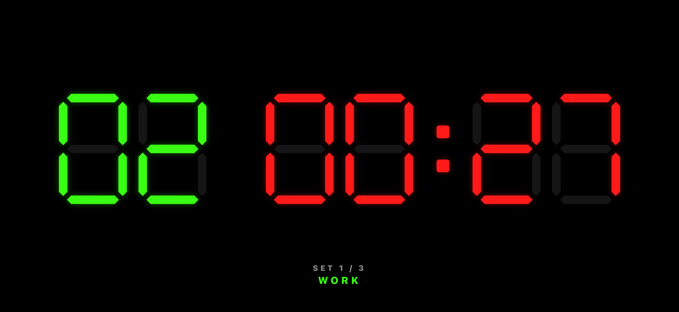 Custom Intervals timer running